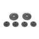 XRAY-355030-STEEL DIFF BEVEL & SATELLITE GEARS (2+4)