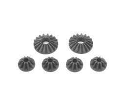 XRAY-355030-STEEL DIFF BEVEL & SATELLITE GEARS (2+4)