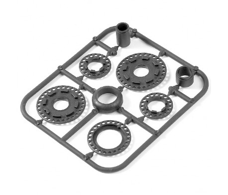 XRAY 345800 COMPOSITE BELT PULLEY COVER SET